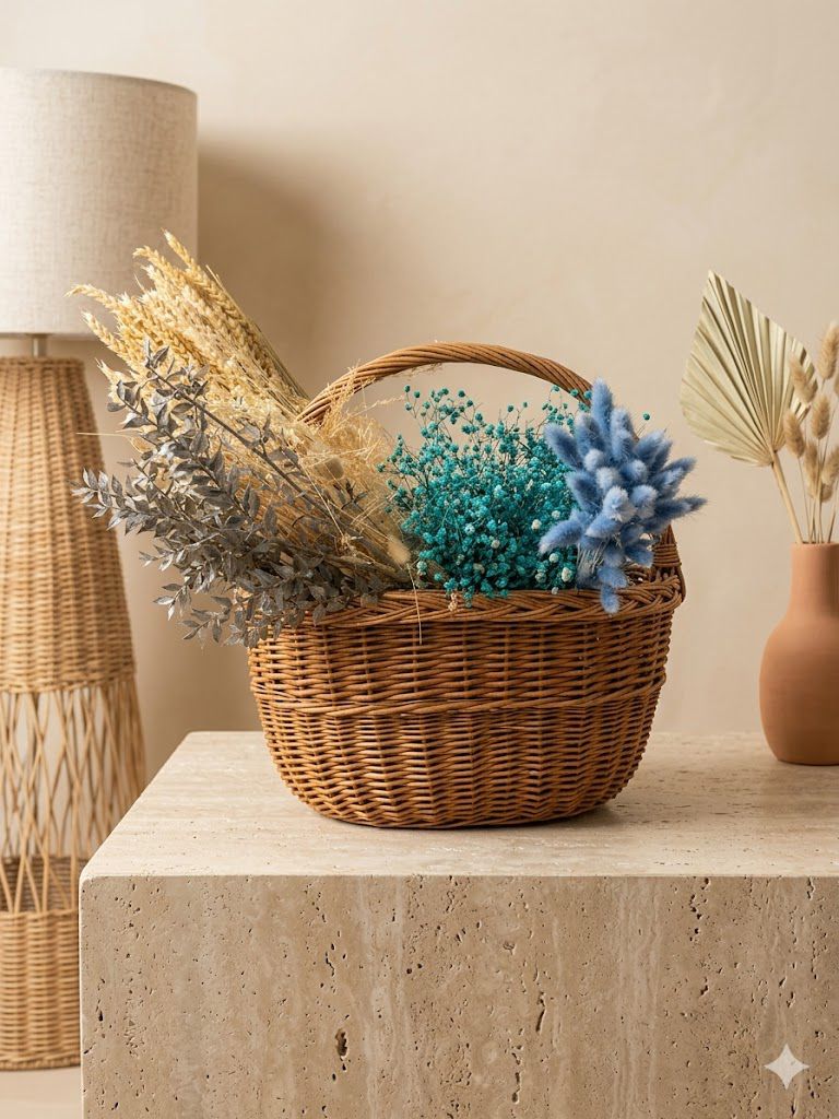 Panier osier haut